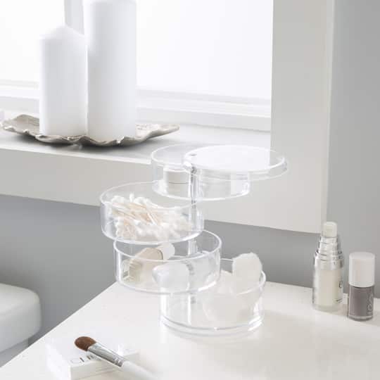 Simplify 7" Swivel Cosmetic & Jewelry 4 Tier Holder